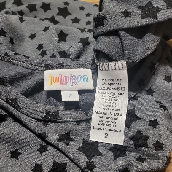 (006) Girls: 2T Lularoe Scarlett Dress- E7 - Picture 4 of 5